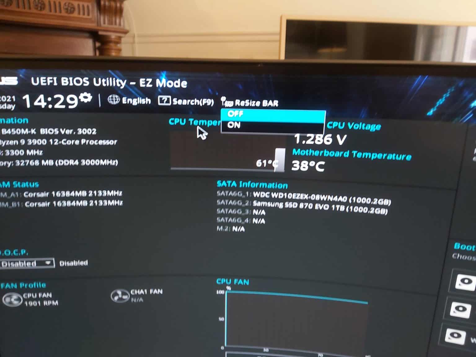 Activer Nvidia Resizable Bar Bios