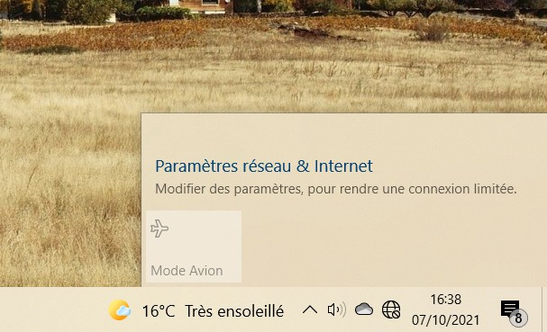 Logo Wifi Disparu Windows 10