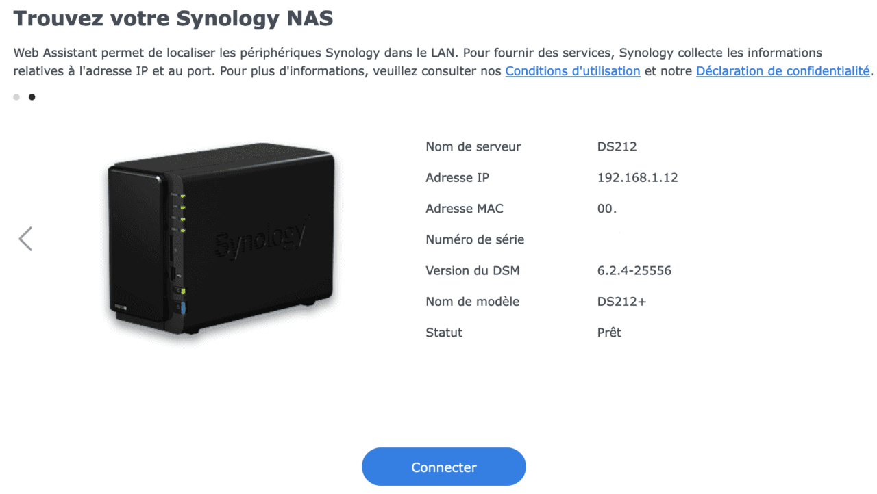 Trouver un NAS Synology sur son réseau local