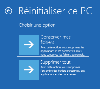 Conserver Fichiers