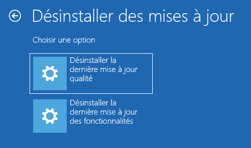 Desinstaller Mise A Jour Qualite